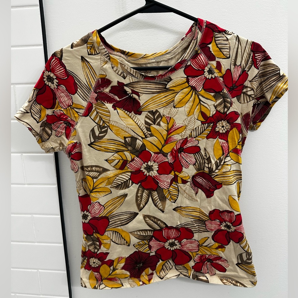 Floral Print Women's Top